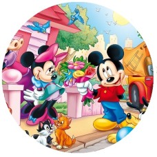 48328R Disc vafa Mickey Mouse si Minnie Mouse d20cm